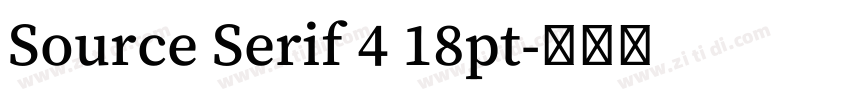 Source Serif 4 18pt字体转换